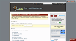 Desktop Screenshot of miniads.ca