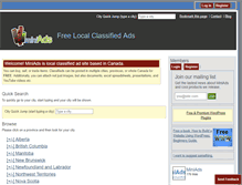 Tablet Screenshot of miniads.ca
